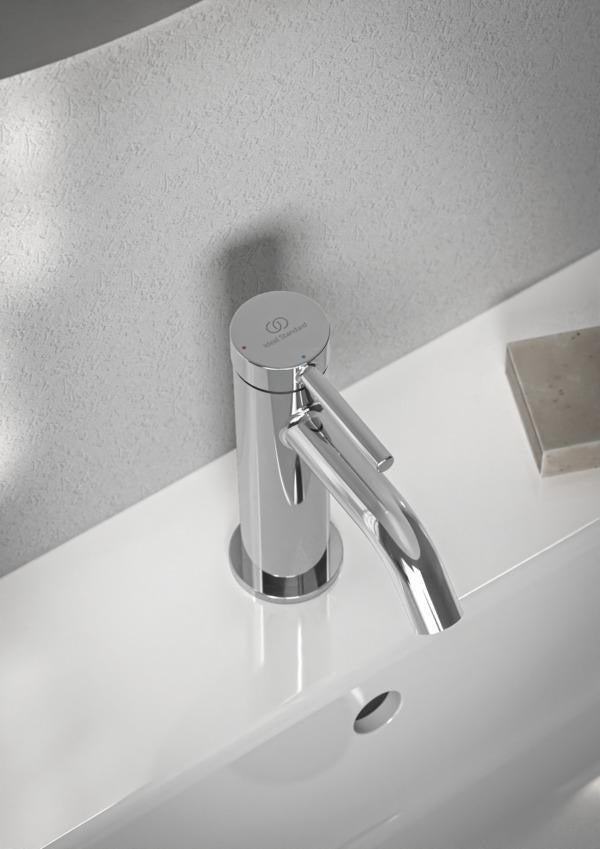 Ideal Standard Ceraline Nuovo Waschtischarmatur 105 mm BlueStart Chrom ohne Ablaufgarnitur