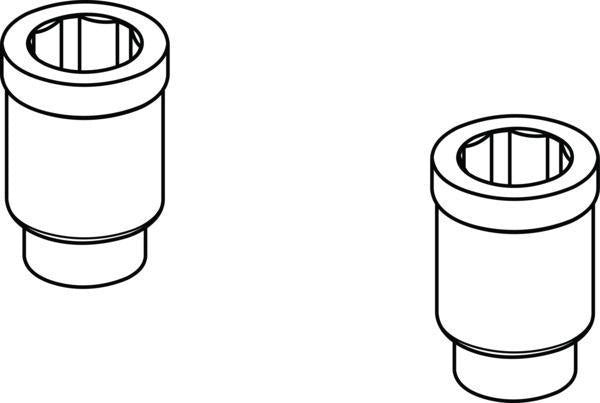 IDEAL STANDARD IS Adapter 8X20, 8X18 – Sanitär-Ersatzteil für serienübergreifende Installationen