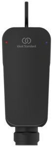 Ideal Standard Ceraplan Bidetarmatur Silk Black 94 mm mit Ablaufgarnitur