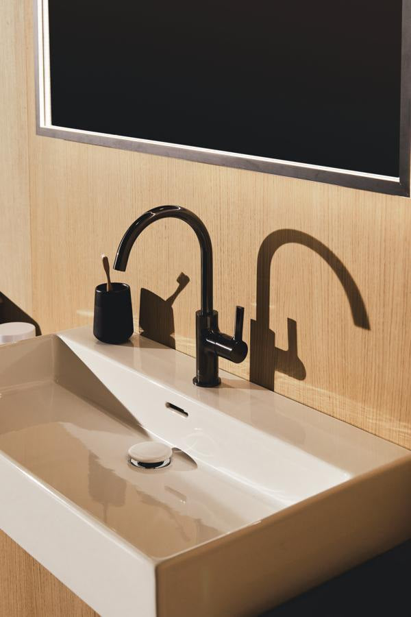 Ideal Standard Joy Waschtischarmatur mit hohem Auslauf, Brushed Gold, 169 mm, ohne Ablaufgarnitur