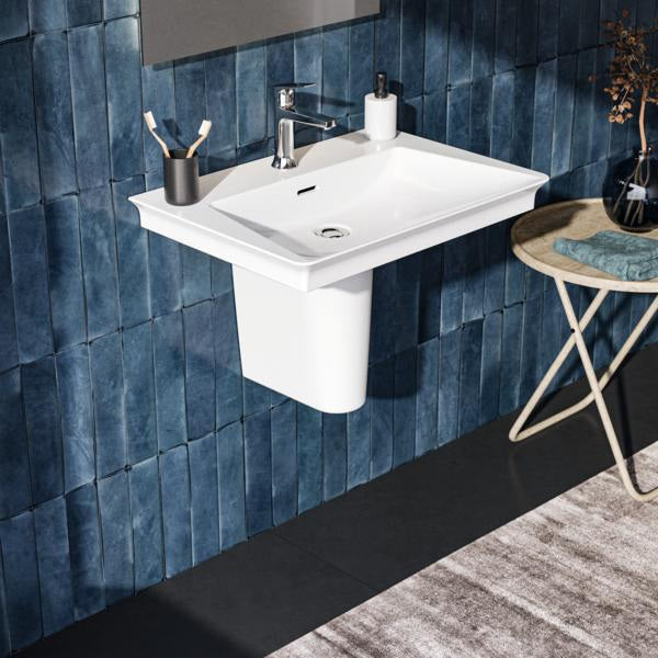 Ideal Standard La Dolce Vita Möbelwaschtisch 660 mm, 1 Hahnloch, mit Überlauf, Weiß