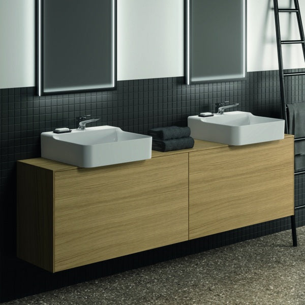 Ideal Standard Conca Waschtischunterschrank 1987 mm, 2 Auszüge, Push-Open, Weiß