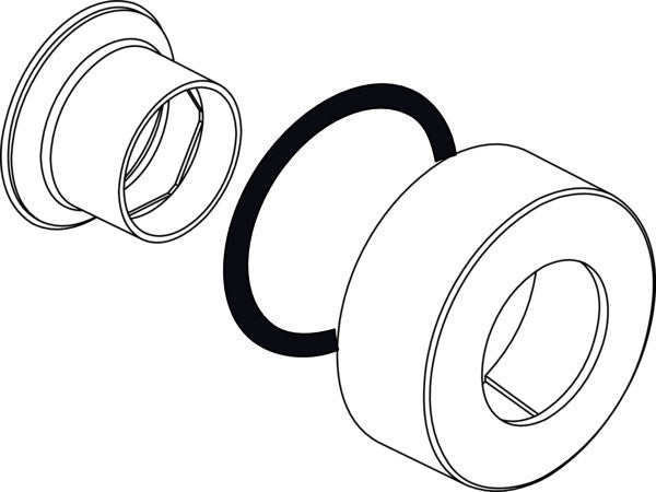 IDEAL STANDARD Schubrosetten-Set Chrom – Verchromte Armaturenrosetten für Sanitärbereich