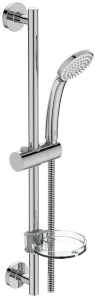 Ideal Standard Idealrain Brausekombination 600 mm mit 1-Funktionshandbrause d:80 mm Chrom