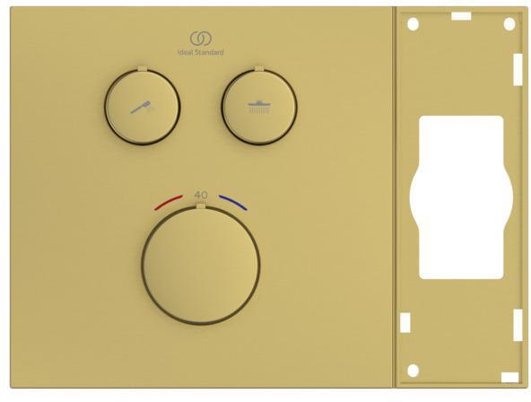 Ideal Standard Ceratherm Navigo Solos Brausethermostat UP Chrom – thermostatisch, 24 l/min, Messing