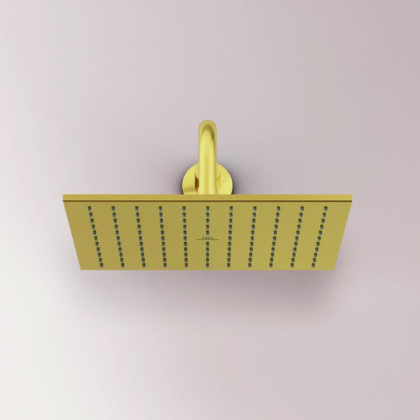IDEAL STANDARD Idealrain Atelier Regenbrause 300x300 mm Brushed Gold mit EasyClean