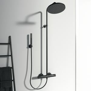 Ideal Standard Duschsystem Ceratherm T25 KB d:300mm Stick-Handbrause Silk Black