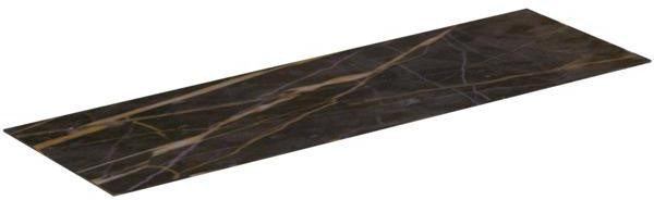Ideal Standard Waschtischplatte Conca aus Keramik, 1587x505x6 mm, Pietra Grau – Feinsteinzeug, Design Roberto Palomba