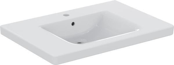 Ideal Standard Waschtisch Connect Freedom 800 mm, 1 Hahnloch, unterfahrbar, weiß