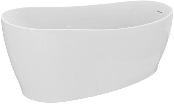 Ideal Standard Around Freistehende Körperform-Badewanne 1800x850x625mm Weiß mit Ablauf