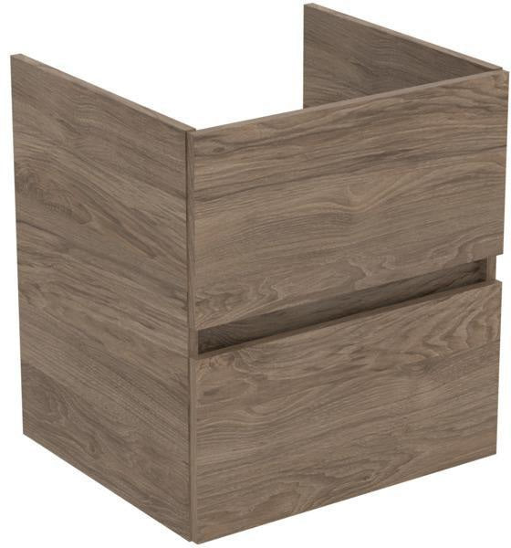 Ideal Standard Eurovit+ Möbelpaket mit Waschtisch 51 cm, Unterschrank 50 cm und 2 Auszügen in Grau