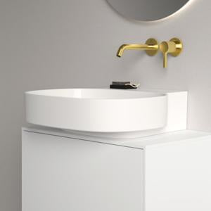 Ideal Standard Aufsatzwaschtisch Linda-X 500x480x135mm geschliffen Weiß ohne Hahnloch