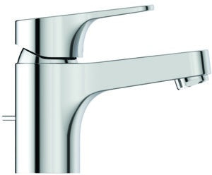 IDEAL STANDARD Cerabase Waschtischarmatur H60, Chrom, mit Metall-Ablaufgarnitur, 106 mm Auslauf