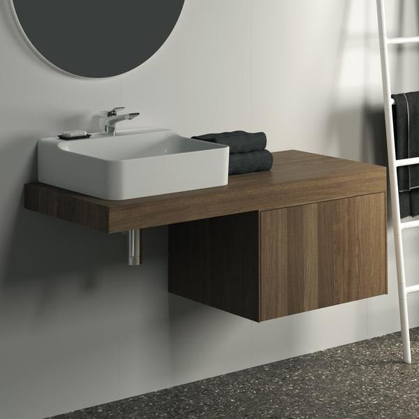 Ideal Standard Conca WT-Unterschrank 600 mm Eiche geflammt, 1 Auszug mit Push-Open