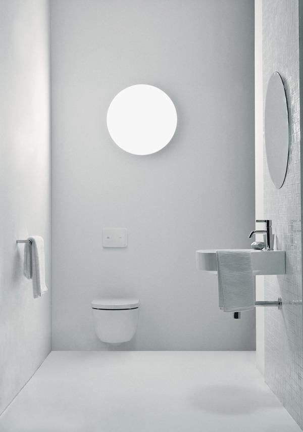 IDEAL STANDARD IS Sensor-Betätigungsplatte NT1 Symfo, Schwarz – Elektronische WC-Betätigung mit Frontbeleuchtung