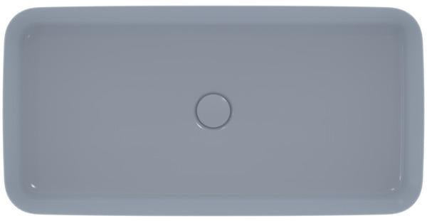 IDEAL STANDARD Ipalyss Aufsatzwaschtisch 800x400x120 mm Seidenweiß ohne Hahnloch