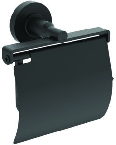 IDEAL STANDARD IOM Papierrollenhalter mit Deckel Chrom, runde Wandmontage, verdeckte Befestigung