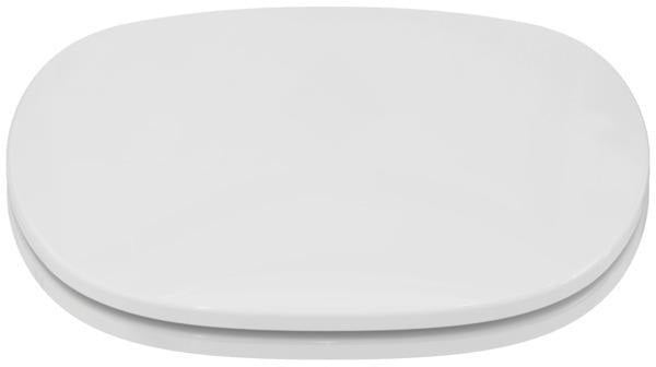Ideal Standard WC-Sitz Dea Softclosing – Duroplast, Weiß glänzend, Edelstahl-Scharniere