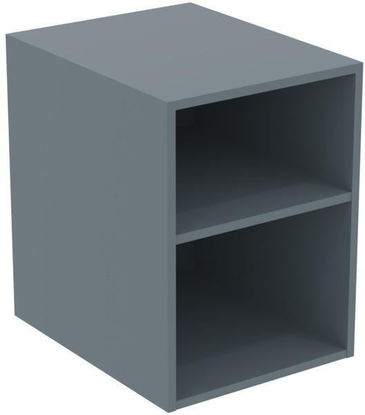 IDEAL STANDARD Finesse Seitenelement 400x505x540mm Greige matt – Wandhängend mit 2 offenen Fächern