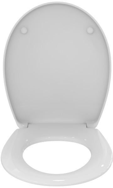 Ideal Standard WC-Sitz Eurovit in Weiß – Duroplast mit Deckel und Edelstahl-Scharnieren