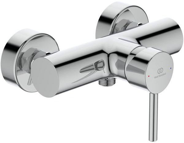 Ideal Standard Ceraline Brausearmatur AP Chrom – Wandmontage, keramische Kartusche