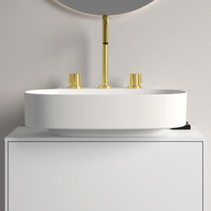 Ideal Standard Waschtisch Linda-X 500x480x135mm geschliffen Weiß mit 3 Hahnlöchern ohne Überlauf