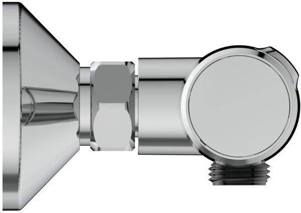 Ideal Standard Ceratherm T25 Brausethermostat AP, Ausladung 80 mm, Chrom – mit Verbrühschutz