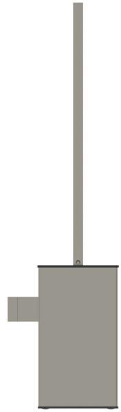 Ideal Standard WC-Bürstengarnitur Conca Cube eckig Brushed Gold – Wandhängend, Messing