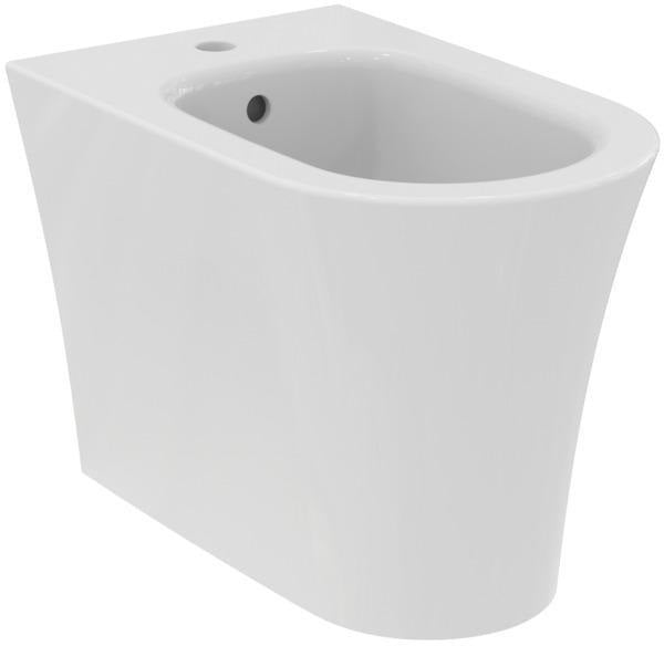 Ideal Standard Standbidet La Dolce Vita Weiß – Wandhängendes Keramik-Bidet mit Überlauf