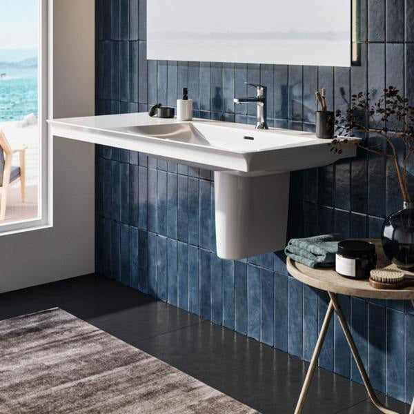 Ideal Standard Möbelwaschtisch La Dolce Vita 1260 mm, 1 Hahnloch, Überlauf, Ablage links, Weiß
