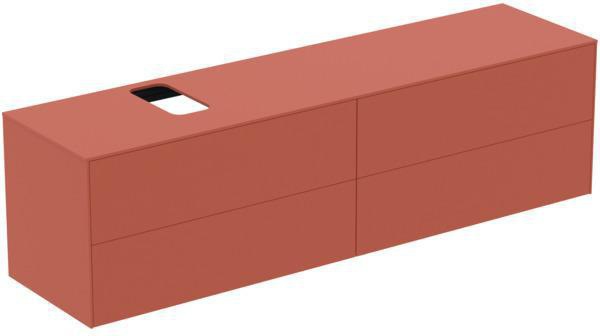 Ideal Standard Conca WT-Unterschrank 1987 mm, 4 Auszüge, Eiche geflammt, Push-Open & Softclose