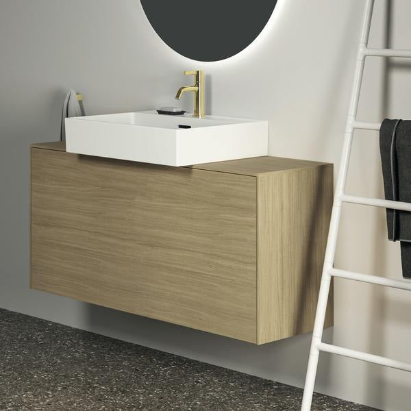 IDEAL STANDARD Handtuchhaken Conca rund Brushed Gold – Messing, verdeckte Befestigung