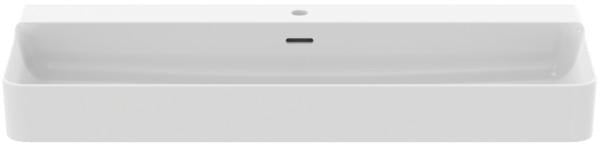Ideal Standard Conca Aufsatzwaschtisch 1200x450x165 mm, 1 Hahnloch, mit Überlauf, Weiß