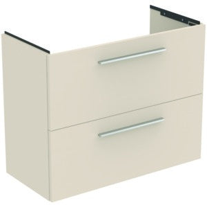 Ideal Standard i.life S Waschtischunterschrank 800 mm, 2 Auszüge, Weiß matt, wandhängend