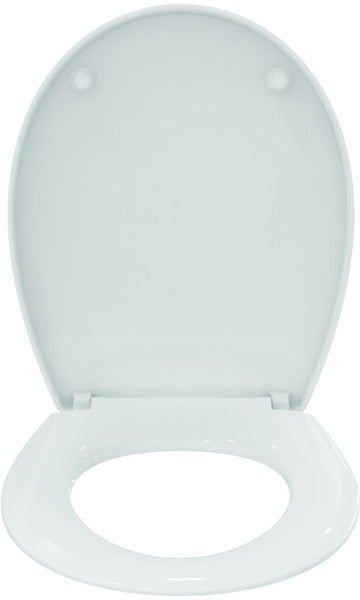 Ideal Standard WC-Sitz Eurovit in Weiß – Duroplast mit Deckel und Edelstahl-Scharnieren