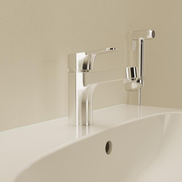 Ideal Standard Cerabase Waschtischarmatur Chrom 106 mm mit Push-Open-Ablaufventil