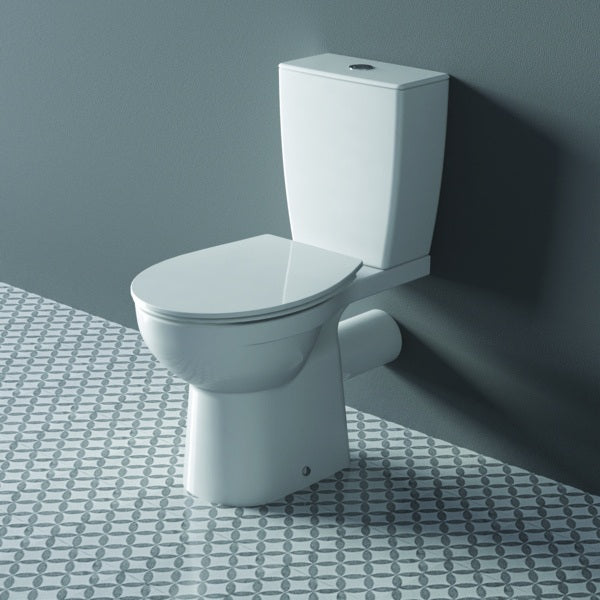 Ideal Standard WC-Sitz Eurovit in Weiß – Duroplast mit Deckel und Edelstahl-Scharnieren
