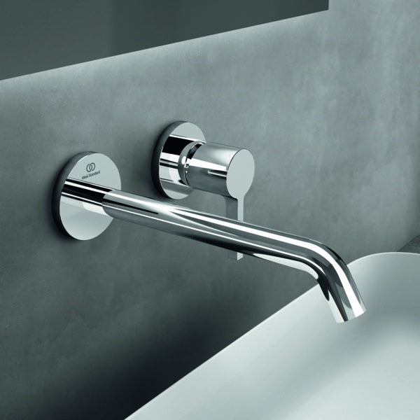 Ideal Standard Joy Wand-Waschtischarmatur BS2 Brushed Gold 220 mm Auslauf