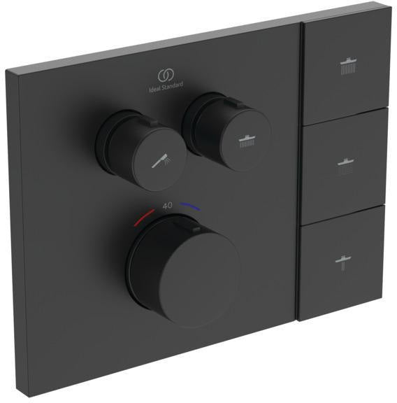 Ideal Standard Ceratherm Navigo Solos Brausethermostat Armaturen-Paket 02 CTherm, KB, HB Brushed Gold