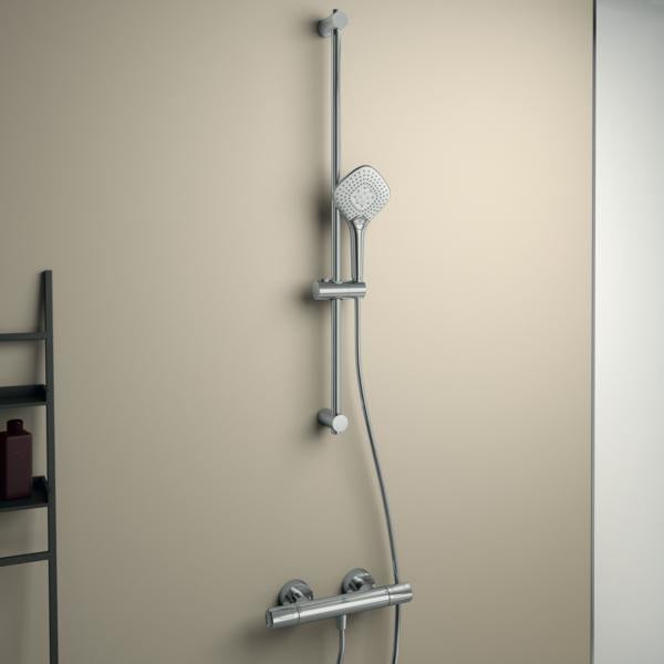 Ideal Standard Ceratherm T100 Brausethermostat mit Brausegarnitur 900 mm Chrom