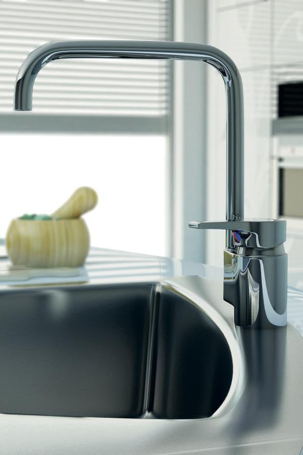 Ideal Standard Active Küchenarmatur mit hohem Auslauf, 213 mm Ausladung, Chrom