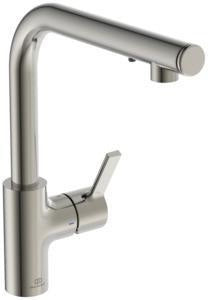 Ideal Standard Gusto iMX Küchenarmatur mit Seifenspender, 232 mm Auslauf, Magnetic Grey