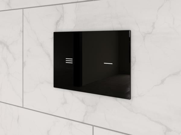 IDEAL STANDARD IS Sensor-Betätigungsplatte NT1 Symfo, Schwarz – Elektronische WC-Betätigung mit Frontbeleuchtung