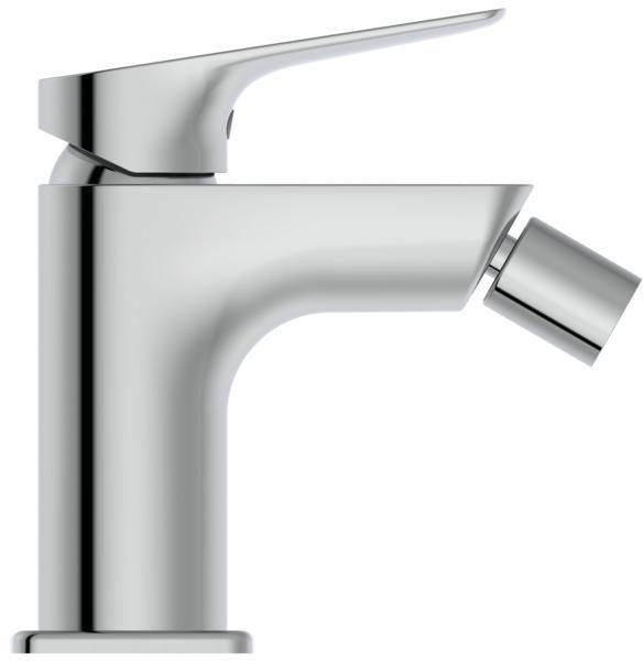 Ideal Standard Ceralife C Bidetarmatur mit Push-Open Ventil, BlueStart, Chrom, 95 mm Ausladung