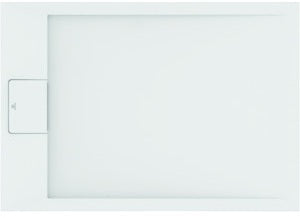 Ideal Standard Ultra Flat S i.life Rechteck-Brausewanne 1000x700x30 mm Carraraweiß Mineralguss