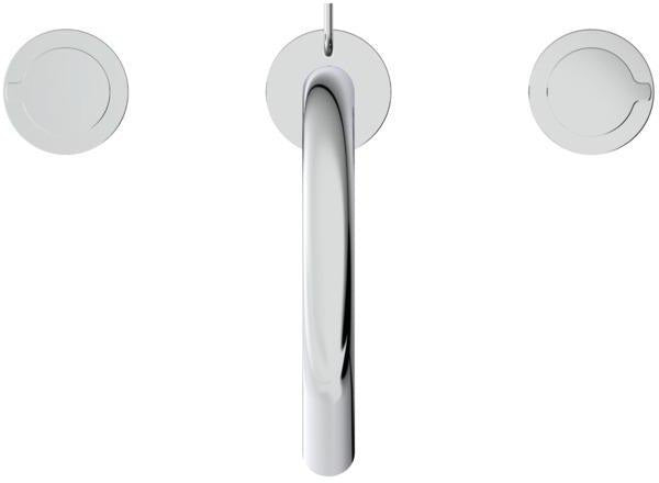 Ideal Standard Joy 3-Loch Waschtischarmatur in Brushed Gold mit Ablaufgarnitur, 127 mm Ausladung
