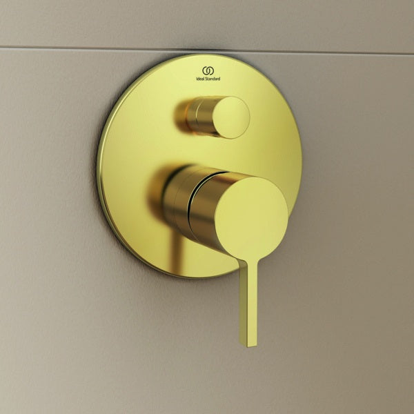 IDEAL STANDARD Joy Badearmatur Unterputz Bausatz 2 Brushed Gold DIN EN 1717