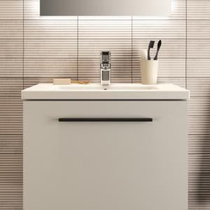 Ideal Standard i.life S Möbelwaschtisch 610 mm, 1 Hahnloch, mit Überlauf, Weiß