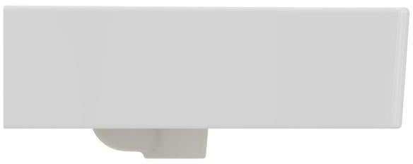Ideal Standard Connect Cube Waschtisch 600x460mm Weiß ohne Hahnloch mit Überlauf