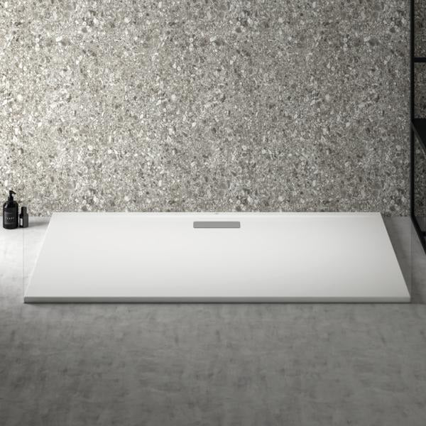 IDEAL STANDARD Ultra Flat New Rechteck-Brausewanne 1600x900x25 mm Weiß – bodenebener Einbau